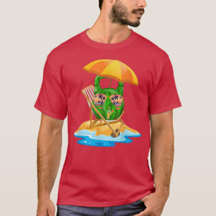 T-shirt Funny Watermelon Kettlebell Powerlifting Worklift