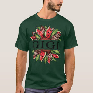 T-shirt Funny Watermelon Sunflower Gigi National Watermelo