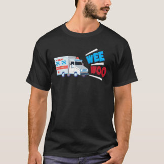 T-shirt Funny Wee Woo mignonne Jouet Médicale Camion Param