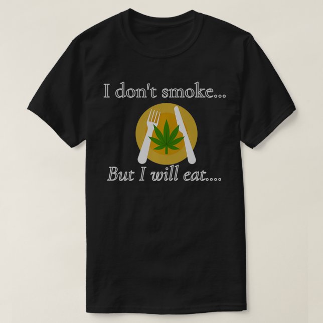 T-shirt Funny Weed Gifts Premium (Design devant)