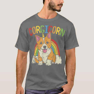 T-shirt Funny Welsh Corgi Chien Corgicorn