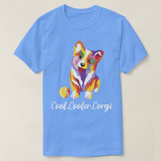 T-shirt Funny Welsh Corgi Pembroke Chien croquis Chien Mam (Design devant)