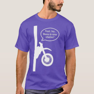 T-shirt Funny Wheelie Dirt Motocross course