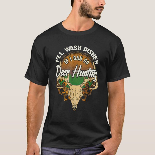 T-shirt Funny White Tail Deer Chasse pour la saison des Ce (Devant)
