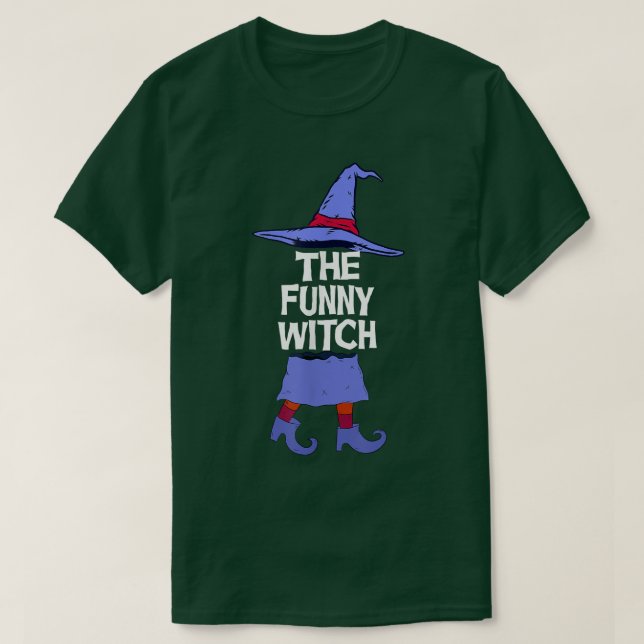 T-shirt Funny Witch Matching (Design devant)