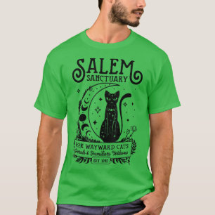 T-shirt Funny Witch Salem Maison Pour Chats Noirs Wayward 
