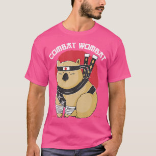 T-shirt Funny Wombat Ninja Combat Wombat