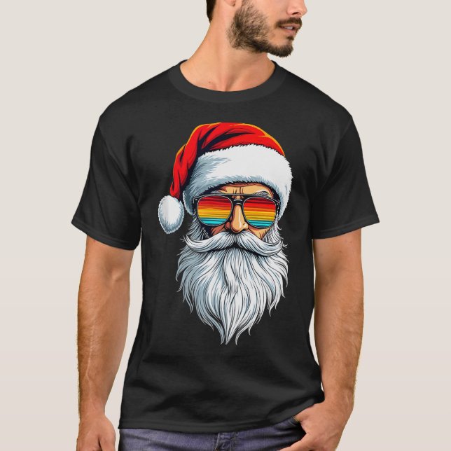 T-shirt Funny Xmas Christmas In July Summer Santa Tank Top (Devant)