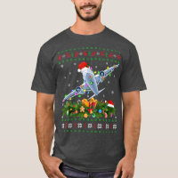 Funny Xmas Éclairage Arbre Père Noël Avion laid Ch