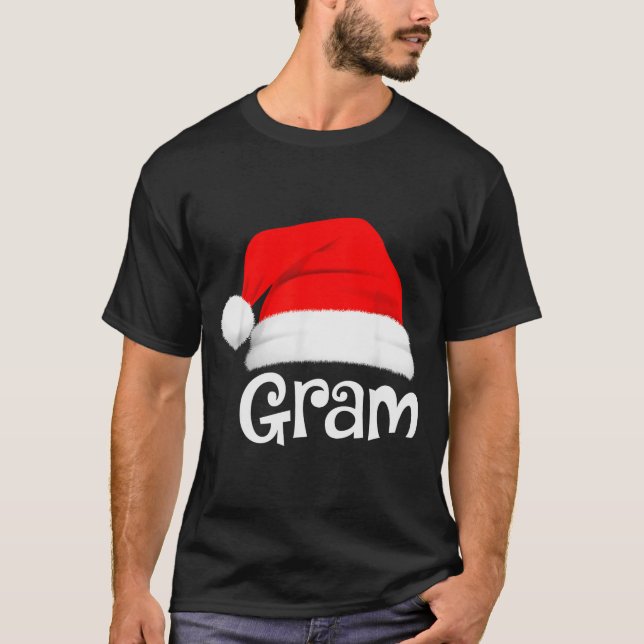 T-shirt Funny Xmas Pajama Group Matching Gram Christmas Ha (Devant)