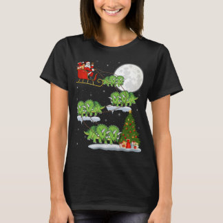 T-shirt Funny Xmas Tree Père Noël équitation Tricératops D