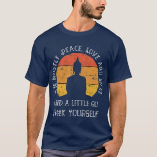 T-shirt Funny yoga design for women sarcastic méditation