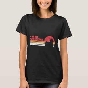 T-shirt Funny Yorkshire Terrier Yorkie Whisperer Retro
