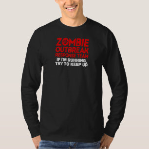 T-shirt Funny Zombie Courir S Pour Hommes Femmes Coureur A