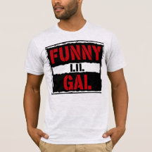 FunnyLilGalRéagit Chemise de lutte d'attitude (bla