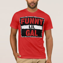 FunnyLilGalRéagit Chemise de lutte d'attitude (Rou