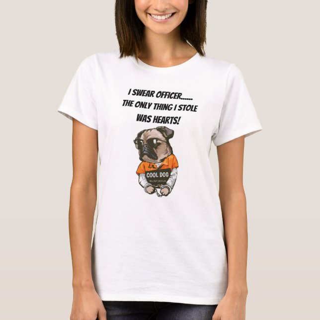 T-shirt FunnyPugTShirt (Devant)