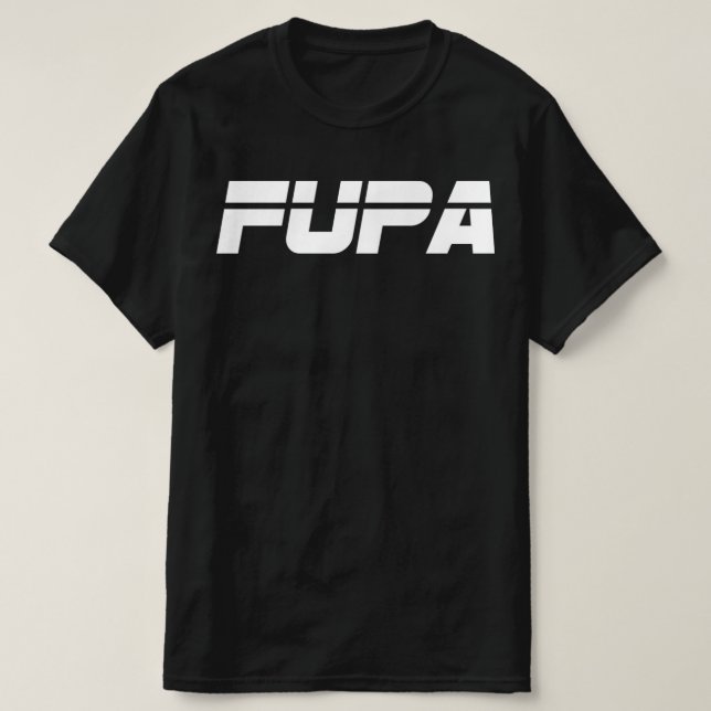 T-shirt FUPA (noir) (Design devant)
