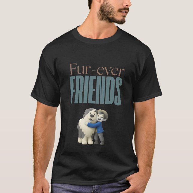 T-shirt Fur‑ever Friends Men's (Devant)
