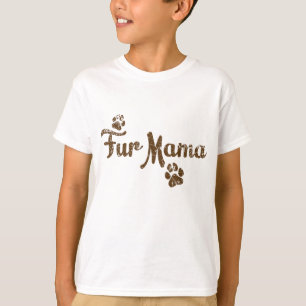T-shirt Fur maman, Amoureux des chats chien maman maman ma