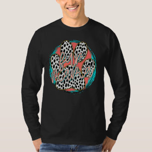 T-shirt Fur Maman Leopard Chien Mignonne Grossesse