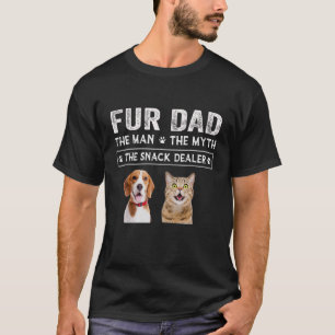 T-shirt Fur Papa L'Homme Le Mythe Hommes Chien Chat Père s
