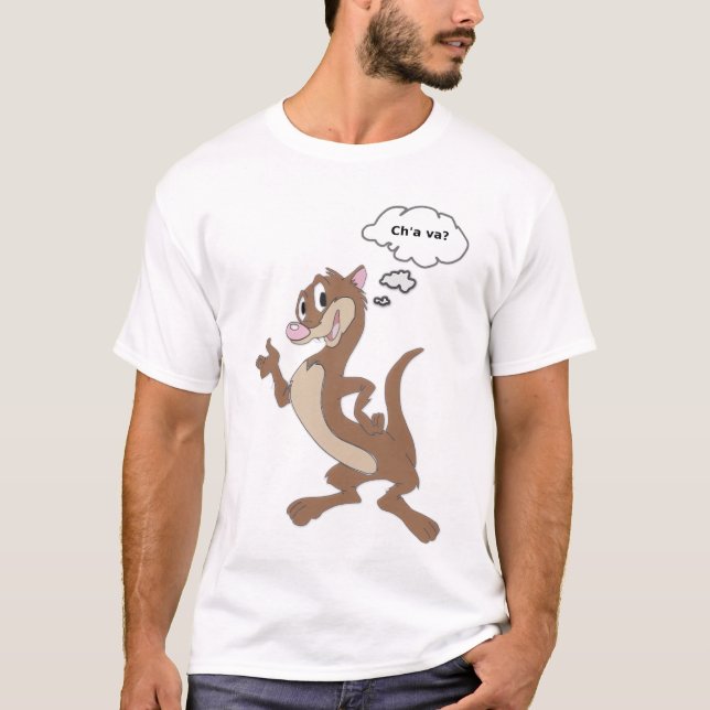 T-shirt Furet "Ch'a va?" (Devant)