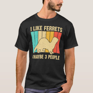 T-shirt Furet Cool Pour Hommes Femmes Animal Propriétaire