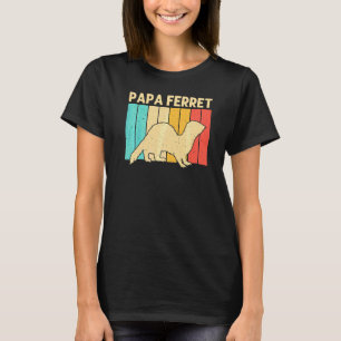 T-shirt Furet Cool Pour Hommes Papa Animal Propriétaire De