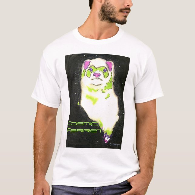 T-shirt Furet cosmique (Devant)