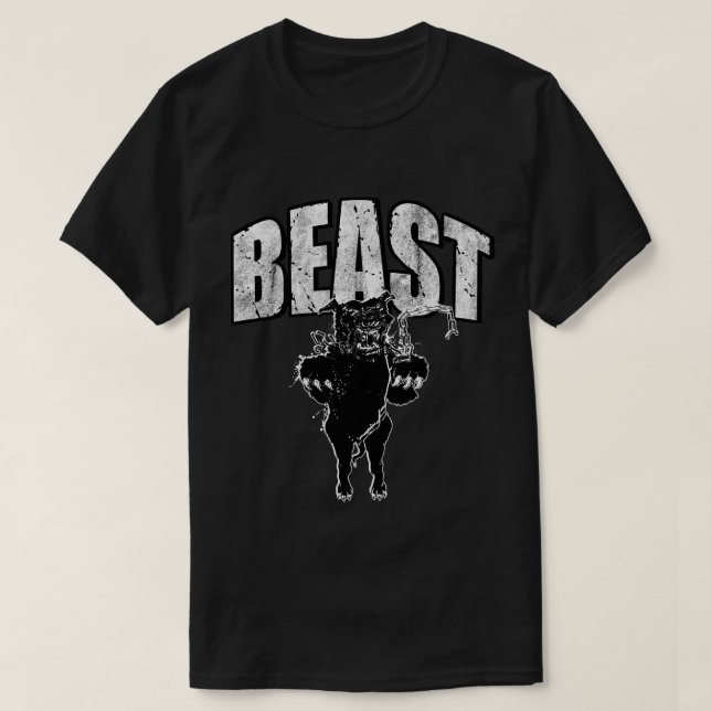 T-shirt Furie de la Bête  (Design devant)
