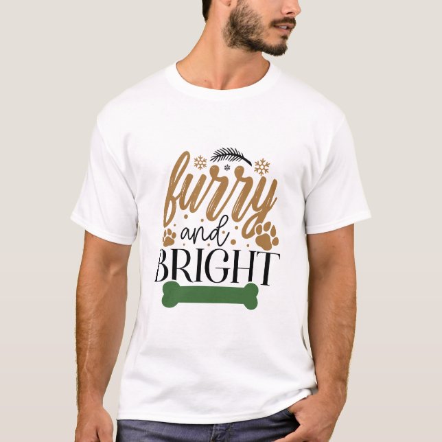 T-shirt Furie Et Lumineuse - Noël (Devant)