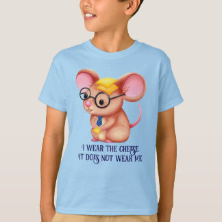 T-shirt Furry Cheese Man Business Mouse Tie Glasses Nerdy