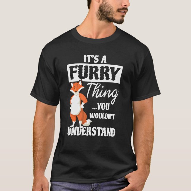 T-shirt Furry Fandom Furries mignon Costume animal Cosplay (Devant)
