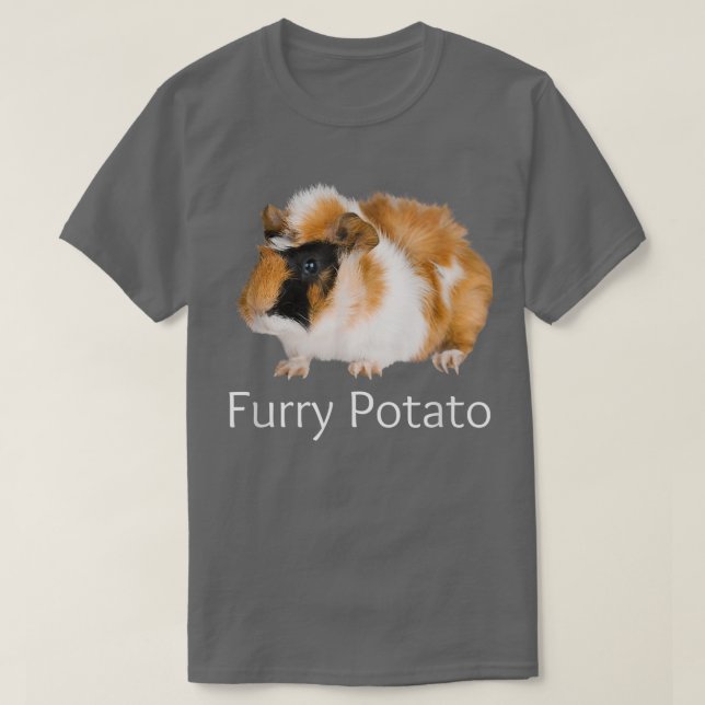 T-shirt Furry Potato Funny GuineaPig Wrong Animal Name Jok (Design devant)
