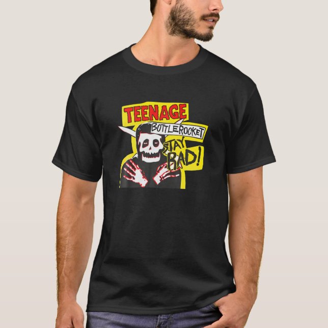 T-shirt Fusée de bouteille adolescente Rester malade (Devant)