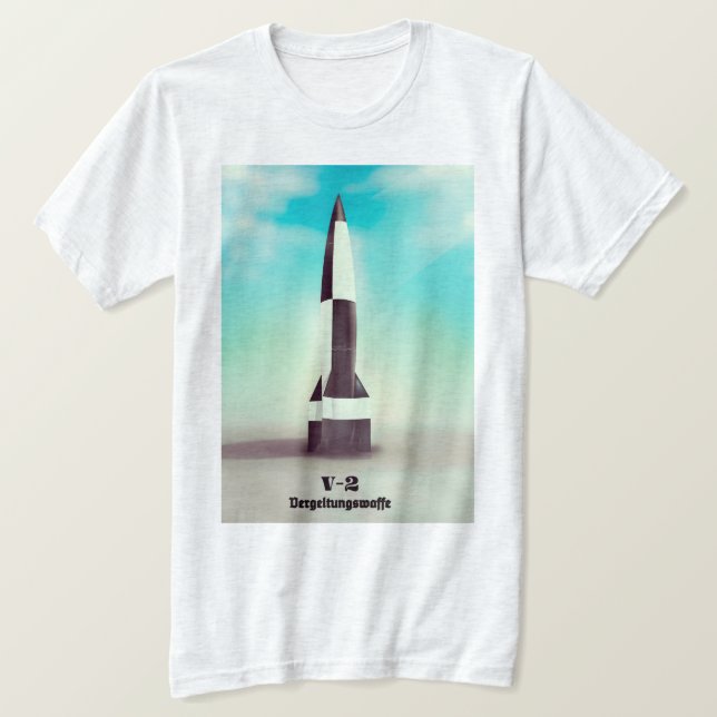 T-shirt Fusée Vergeltungswaffe V2 (Design devant)