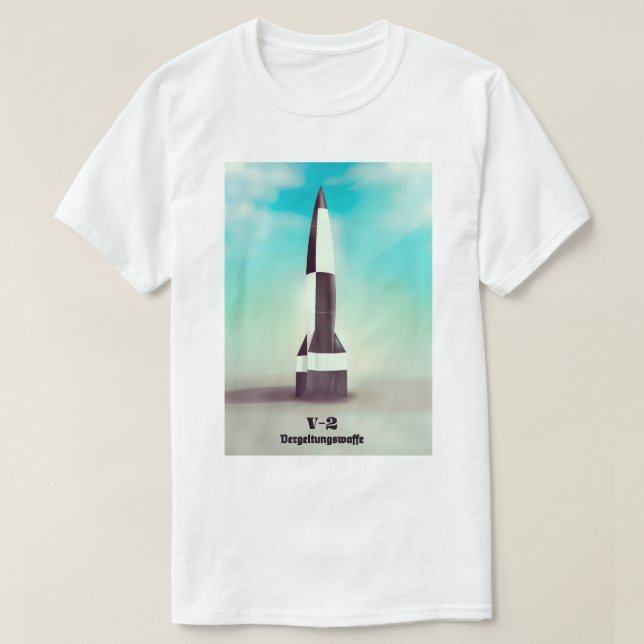T-shirt Fusée Vergeltungswaffe V2 (Design devant)
