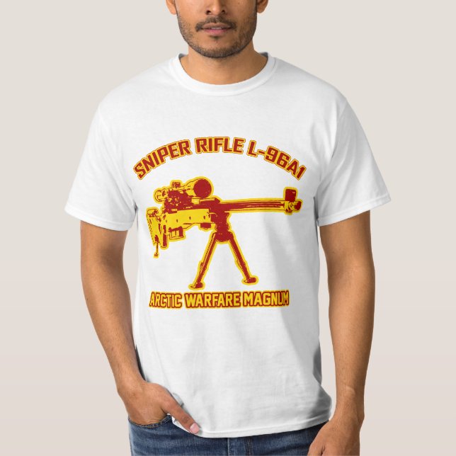 T-shirt Fusil à sniper L-96A1 (Devant)