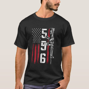 T-shirt Fusil Ar15 2Nd Adt 556 Ar-15 Dos