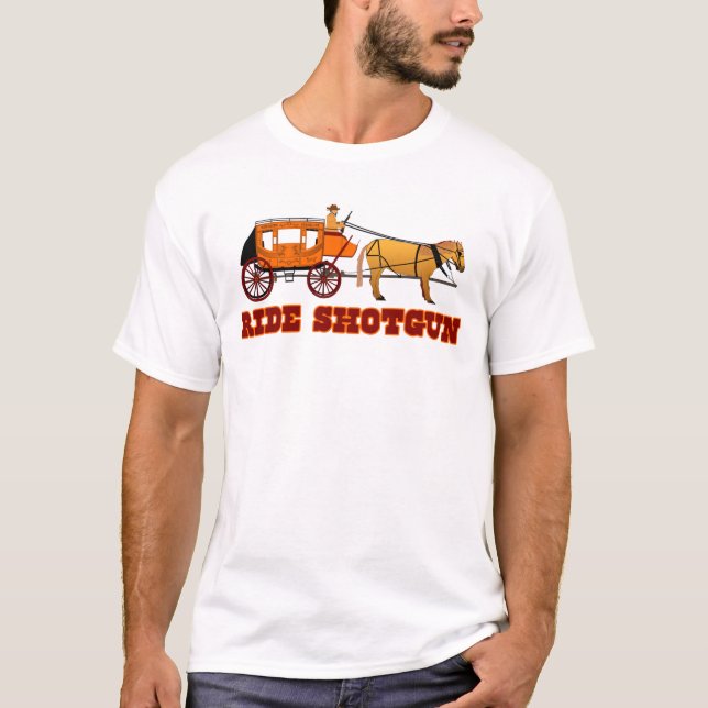 T-shirt Fusil de chasse de tour (Devant)