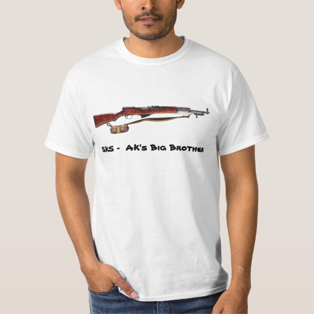T-shirt Fusil de SKS - le frère d'AK (Devant)