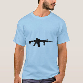 T-shirt Fusil noir AR-15 de l'art de Phil en ligne