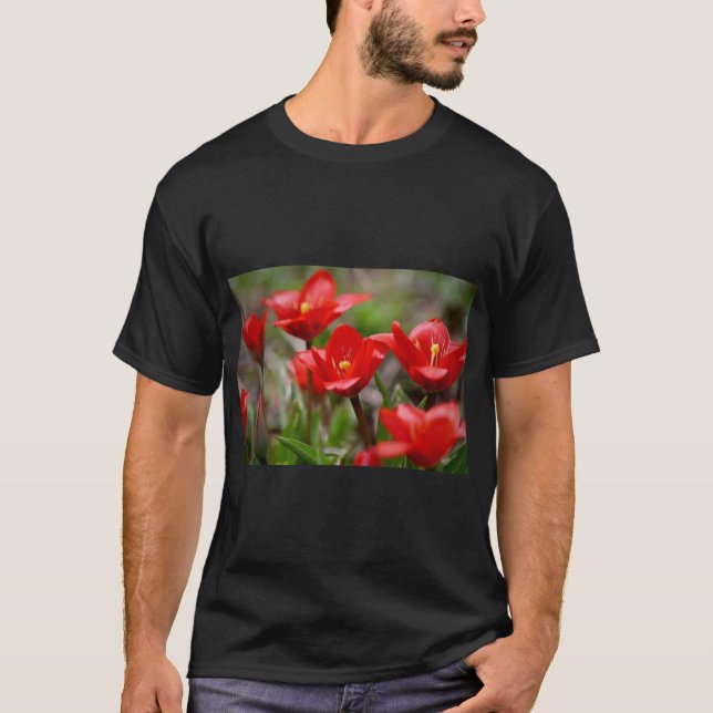 T-shirt Fusilier Tulip Bloom Print Tee (Devant)