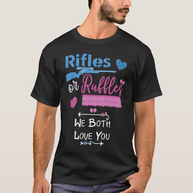 T-shirt Fusils Ou Rouffles Nous Vous Aimons Tous Les Deux  (Devant)