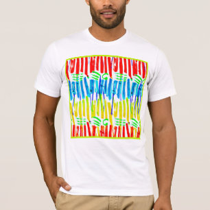 T-shirt Fusion d'art chromatique