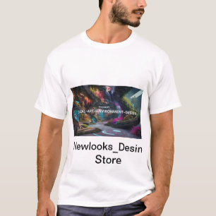 T-shirt "Fusion Harmonique : la nature rencontre le chaos