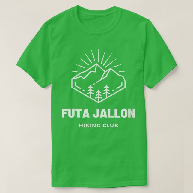 T-shirt Futa Jallon Hiking Club  West African Fulani Mandi (Design devant)