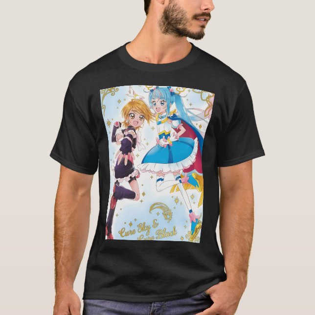 T-shirt Futari Wa Precure Hirogaru Sky Precure Precure All (Devant)