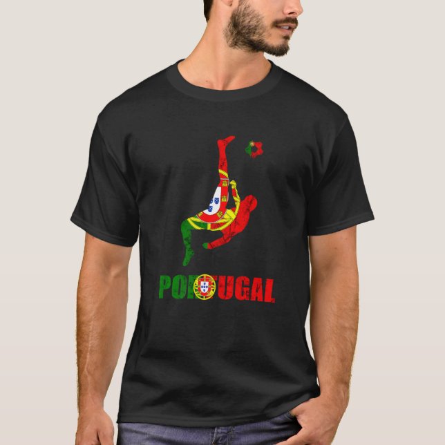 T-shirt Futebol Portugal Portugais joueur de football Port (Devant)